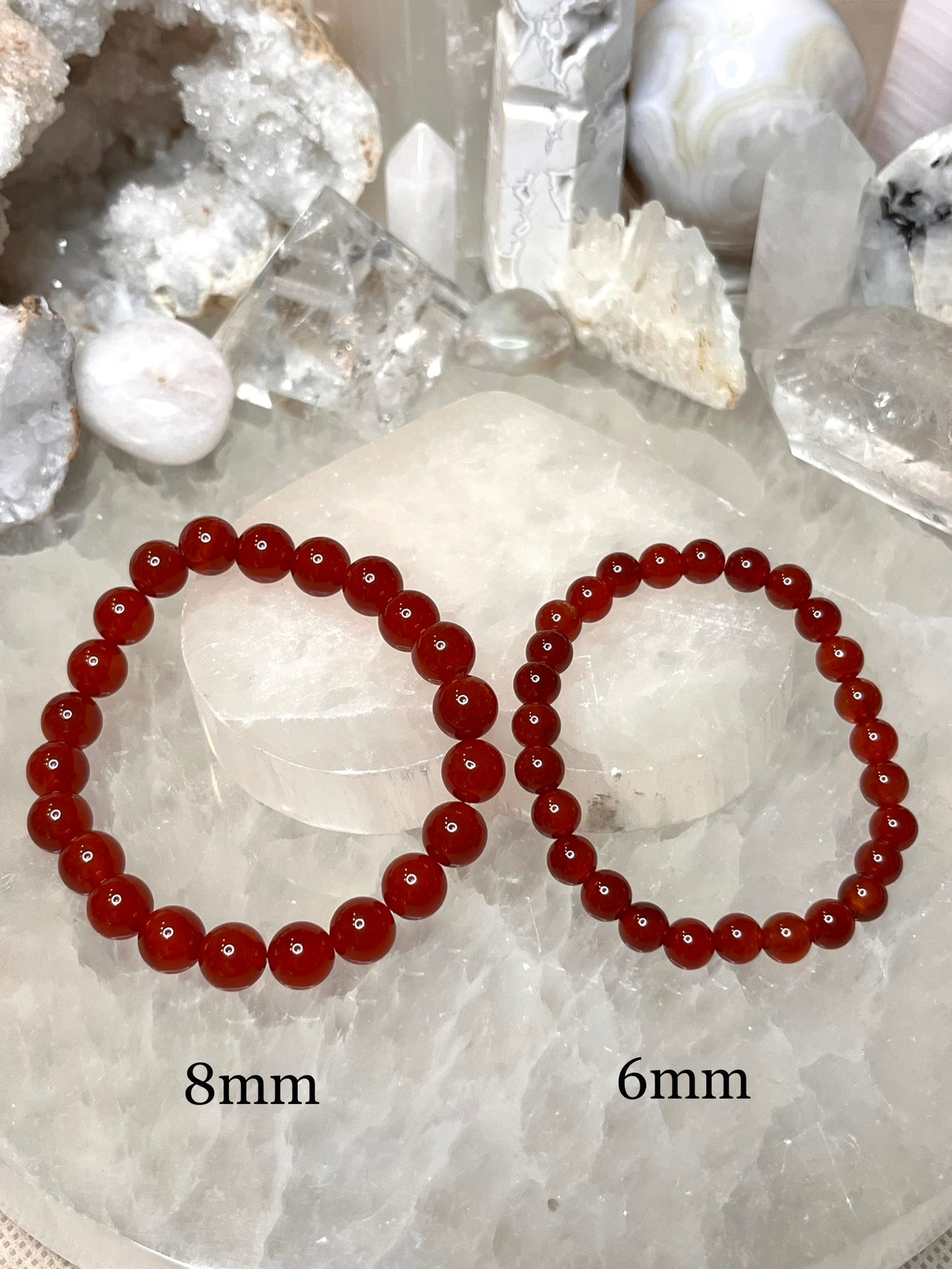 Genuine Carnelian Crystal Bracelet