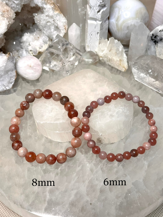 Genuine Sunstone Crystal Bracelet