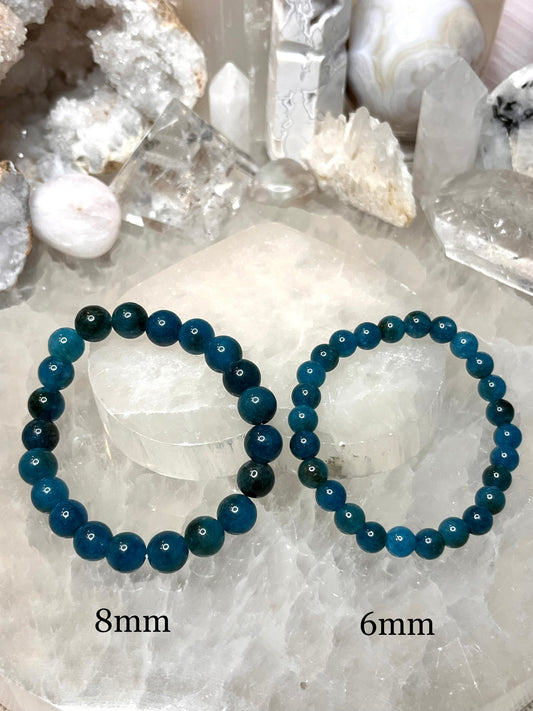 Genuine Apatite Crystal Bracelet