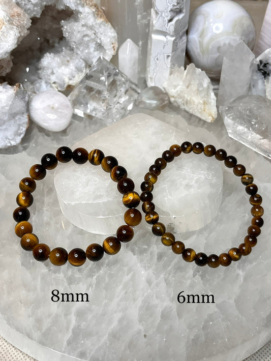 Genuine Tiger Eye Crystal Bracelet