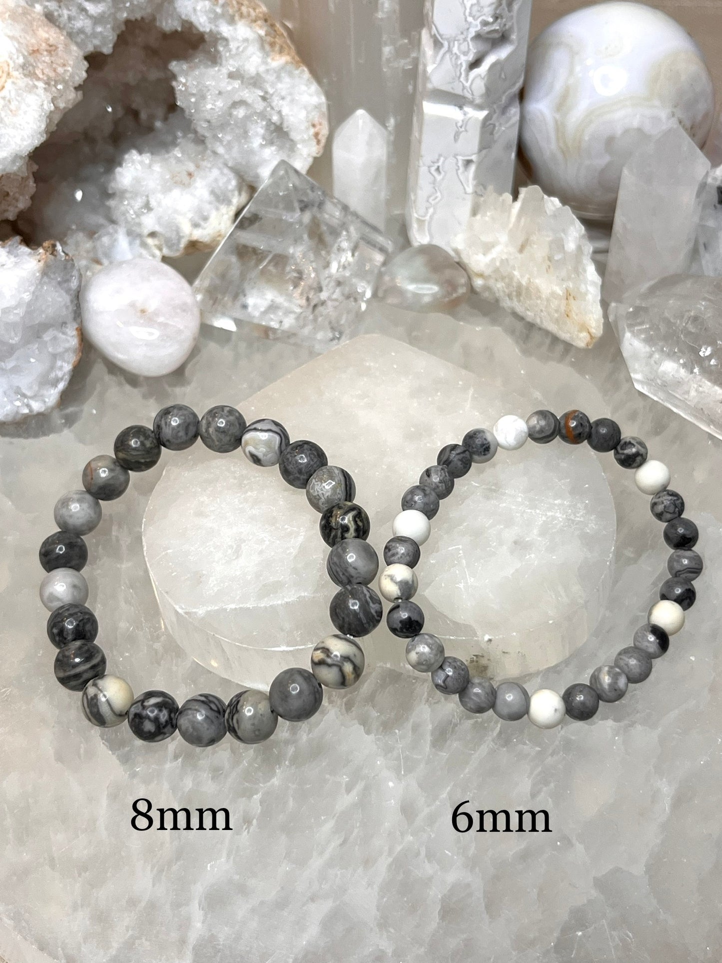 Genuine Map Jasper Crystal Bracelet