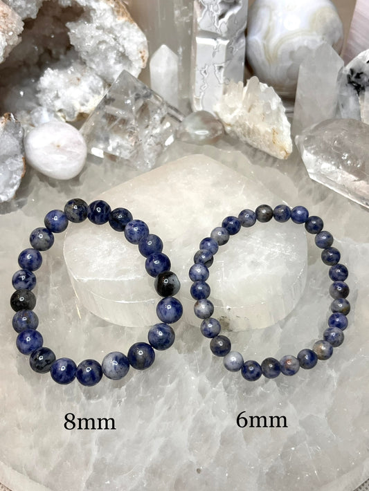 Genuine Sodalite Crystal Bracelet