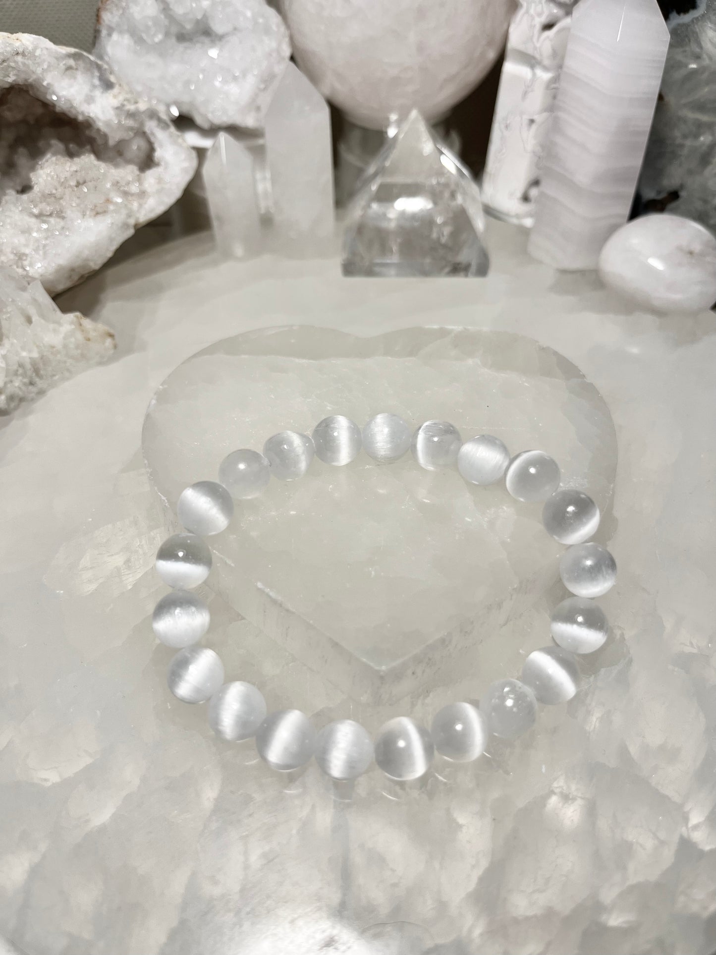 Genuine Selenite Crystal Bracelet