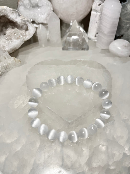 Genuine Selenite Crystal Bracelet